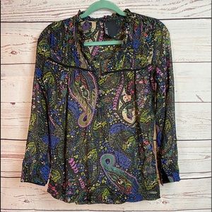 Anthropology Dolan Sheer Blouse